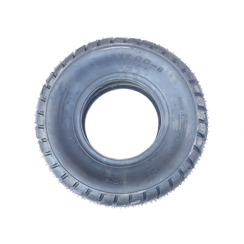 Four-wheel Road Vacuum Tires 19*7-8 Road Tires 10 Tubeless Wear-resistant Road Tires for Go Kart Cart Atv Buggy