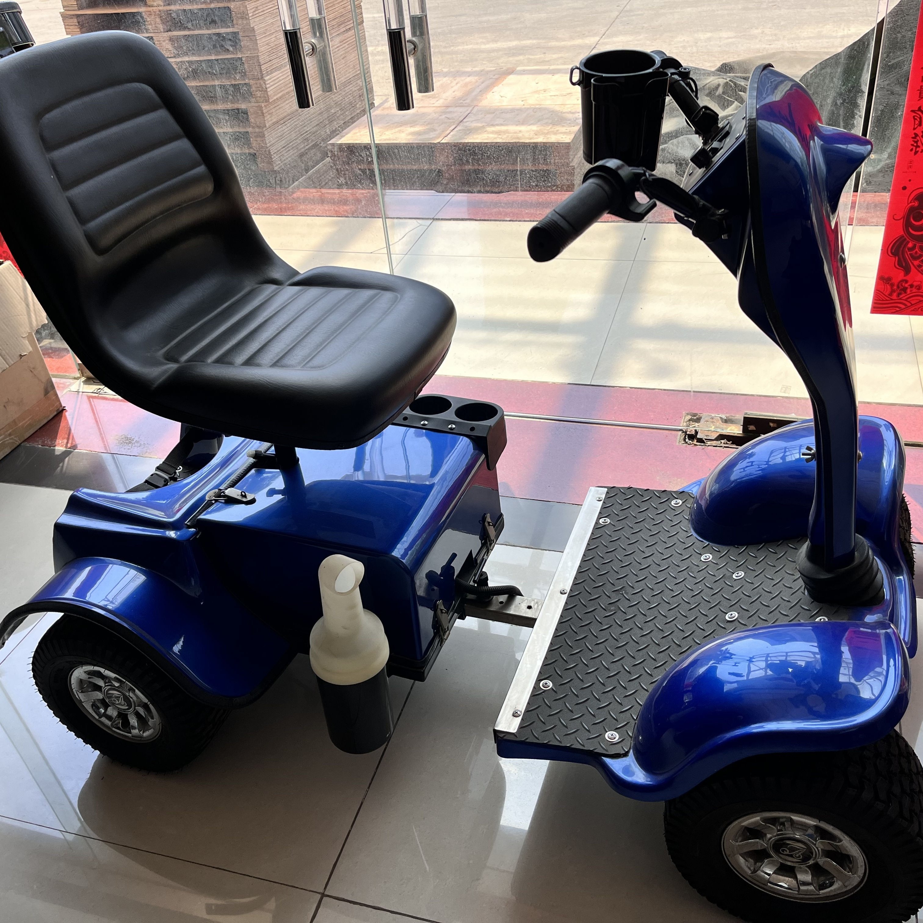 Portable Light Single Seat Golf Car 4 Wheel Foldable Electric Mobility Scooters for Disabled