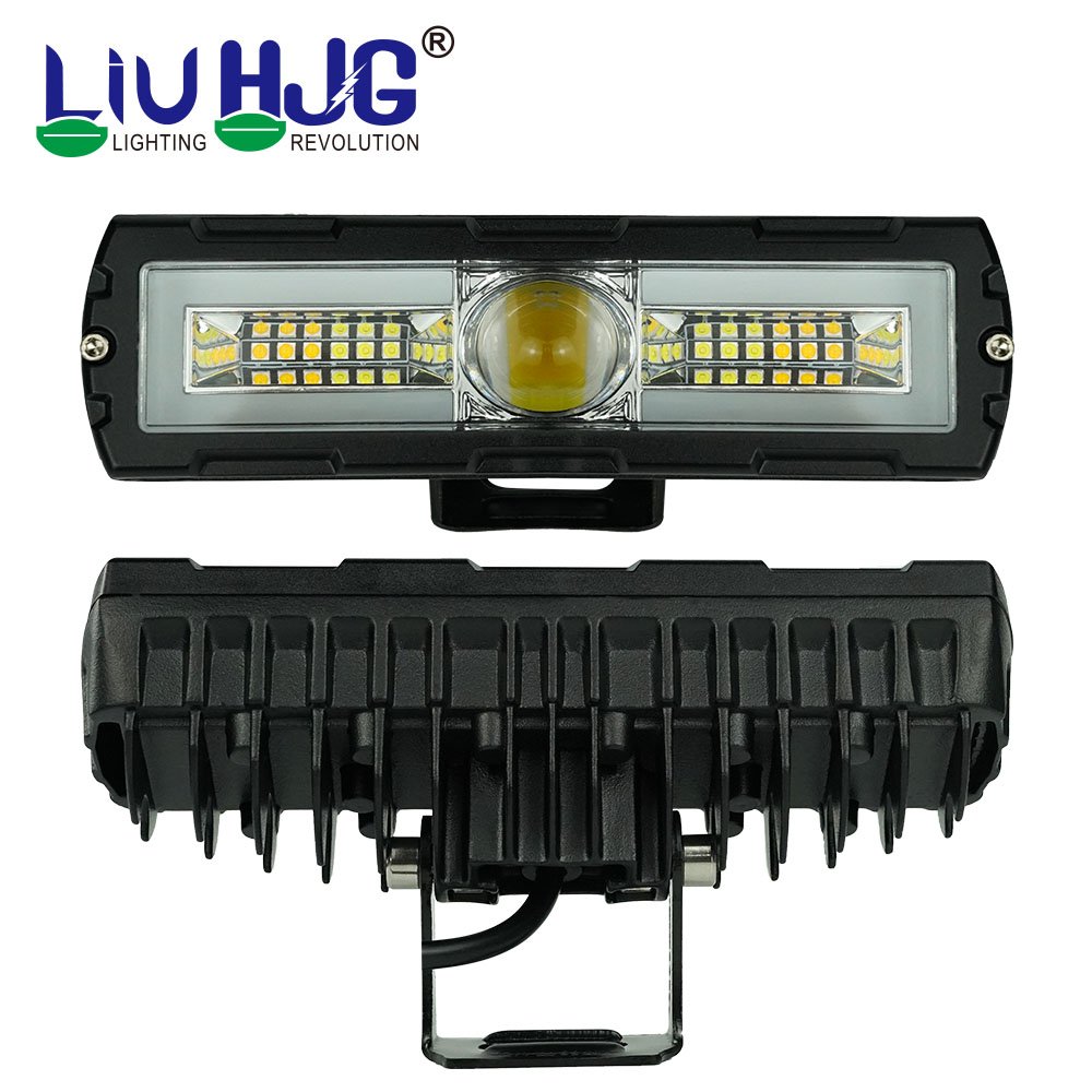 HJG 6led Light Bar Led Work Light 32w Led Driving Fog Lamp for Car 4x4 Atv Suv Boat Truck Accessories