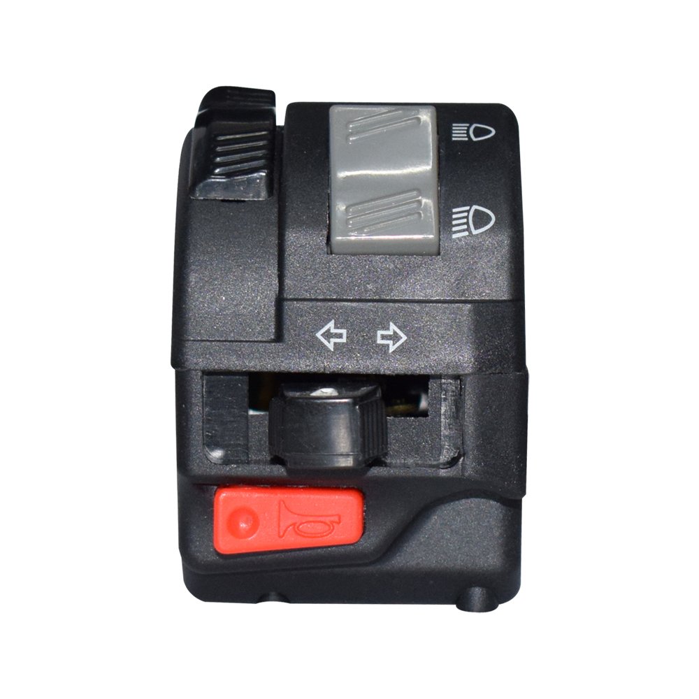 7/8" 22mm Motorcycle ATV Handlebar Control Switches Headlight Fog Lamp Light Turn Signal Horn Switch Button With Wiring Harness