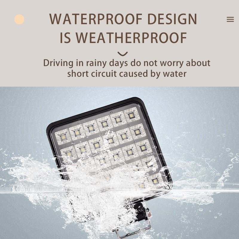 HearxinLED Waterproof IP68 LED Work Lights for Truck Pickup ATV SUV Boat Vehicle Light 90W 9-36V Super Bright Led Spotlight