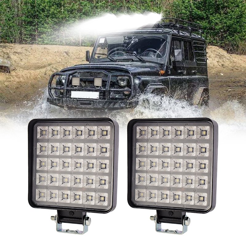 HearxinLED Waterproof IP68 LED Work Lights for Truck Pickup ATV SUV Boat Vehicle Light 90W 9-36V Super Bright Led Spotlight