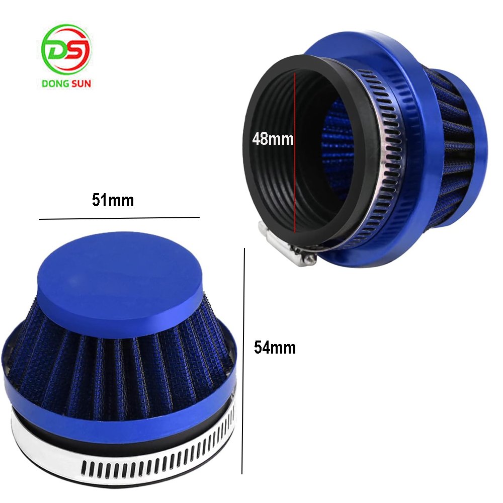 50mm 60mm Universal Motorcycle Air Filter Intake Mushroom Head Carburetor Air Cleaner Filter for Off-road ATV Quad Dirt Pit Bike