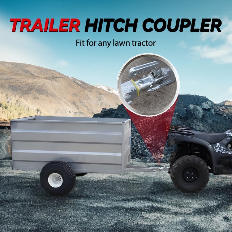 Garden Utility ATV Cart Farm Trailer,Atv Utv Special Transport Trailer Utility Box Farm Trailer