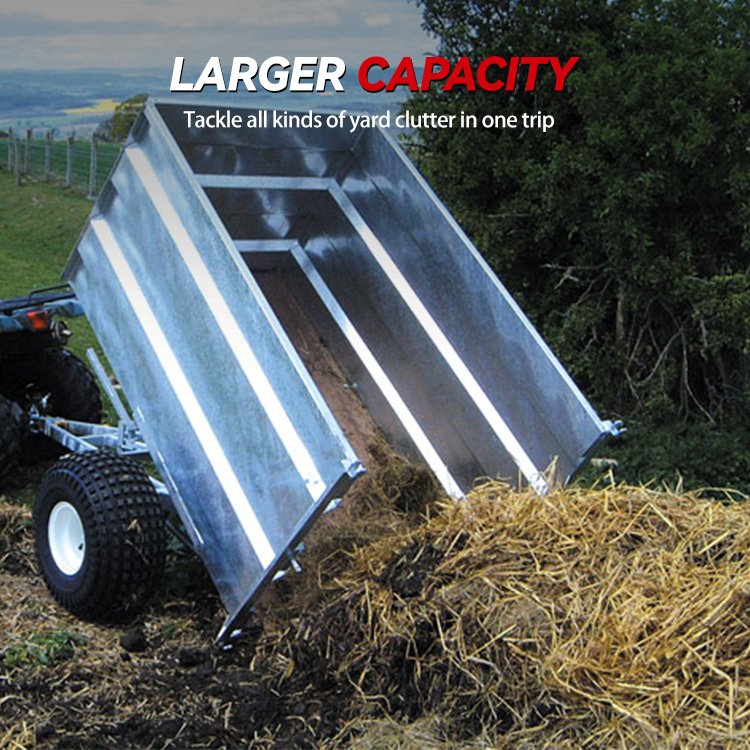 Garden Utility ATV Cart Farm Trailer,Atv Utv Special Transport Trailer Utility Box Farm Trailer