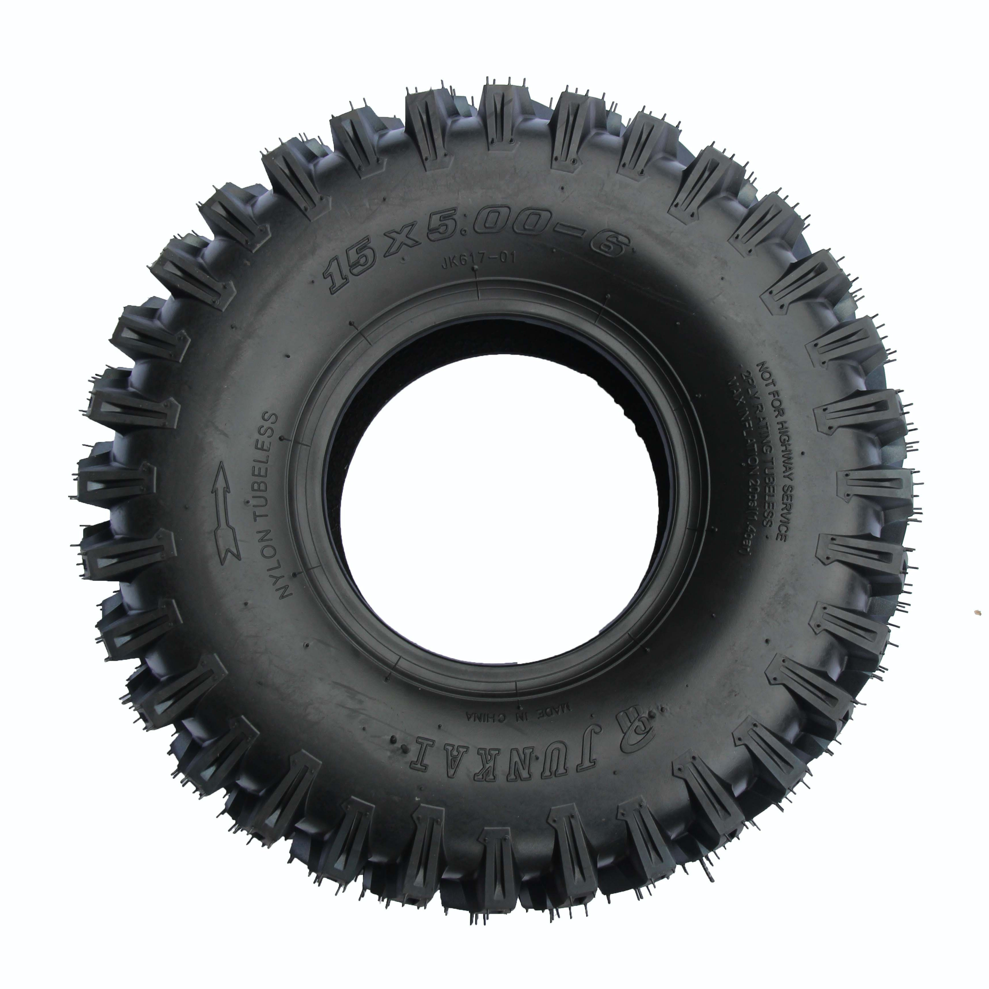 Solid Tyre Tubeless Tire 13x4.10-6 15x5.00-6 for ATV UTV Dirt Bike