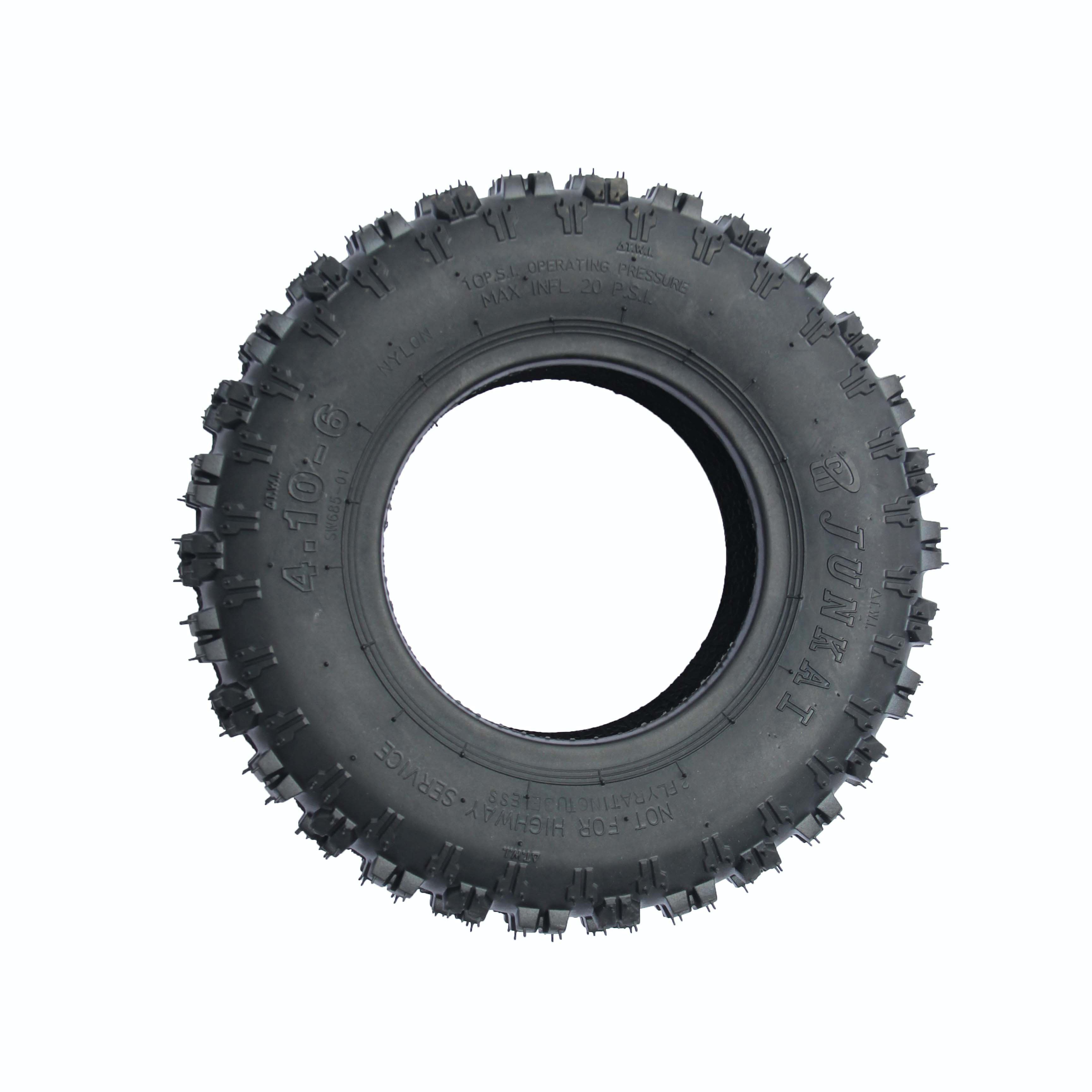 Solid Tyre Tubeless Tire 13x4.10-6 15x5.00-6 for ATV UTV Dirt Bike
