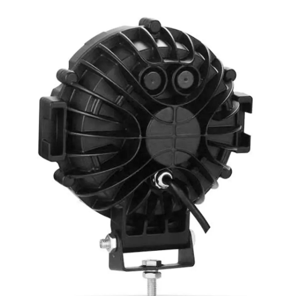 9-32VDC High Power 60W 7 Inch Black LED Work Light Spot Beam Driving Lamp for ATV UAZ SUV 4WD 4x4 Truck Tractor