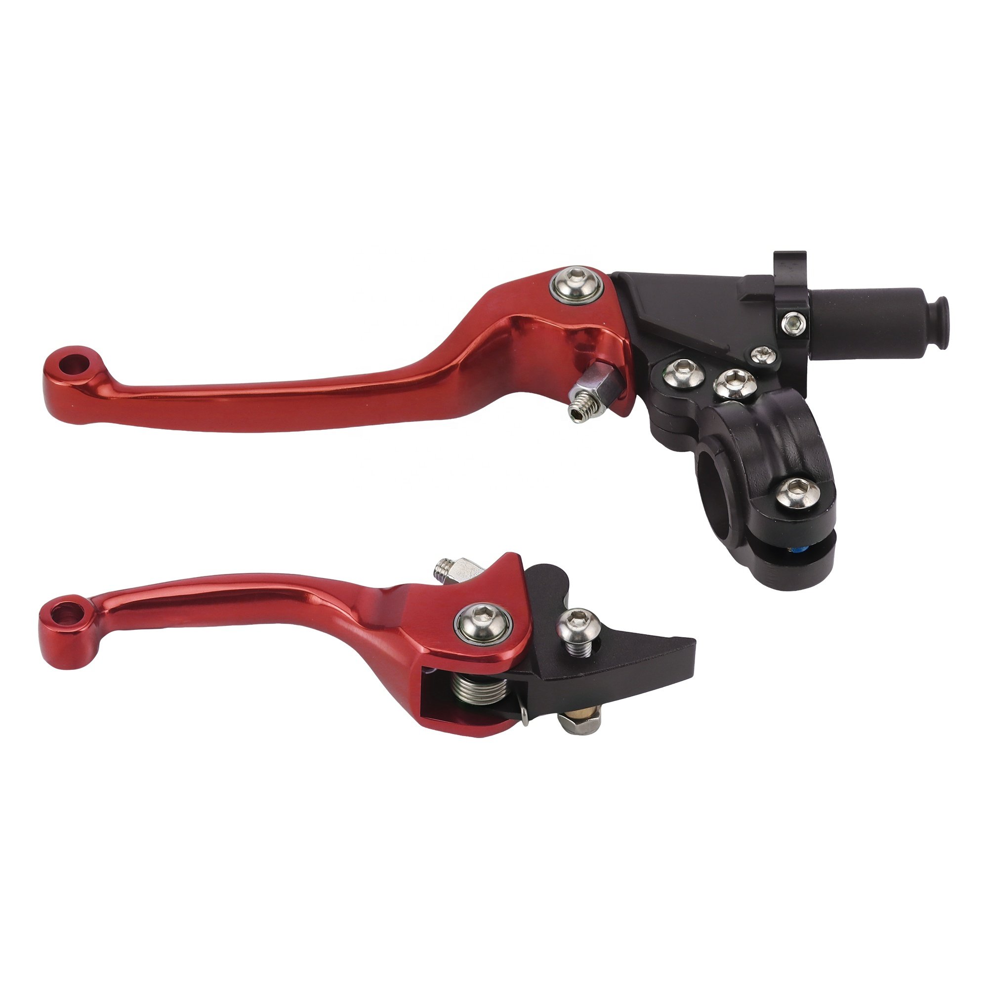 GOOFIT 22mm CNC Motorcycle Modified Parts 7/8" Folding Brake Clutch Levers Replacement for Scooter ATV Dirt Pit Bike Moped