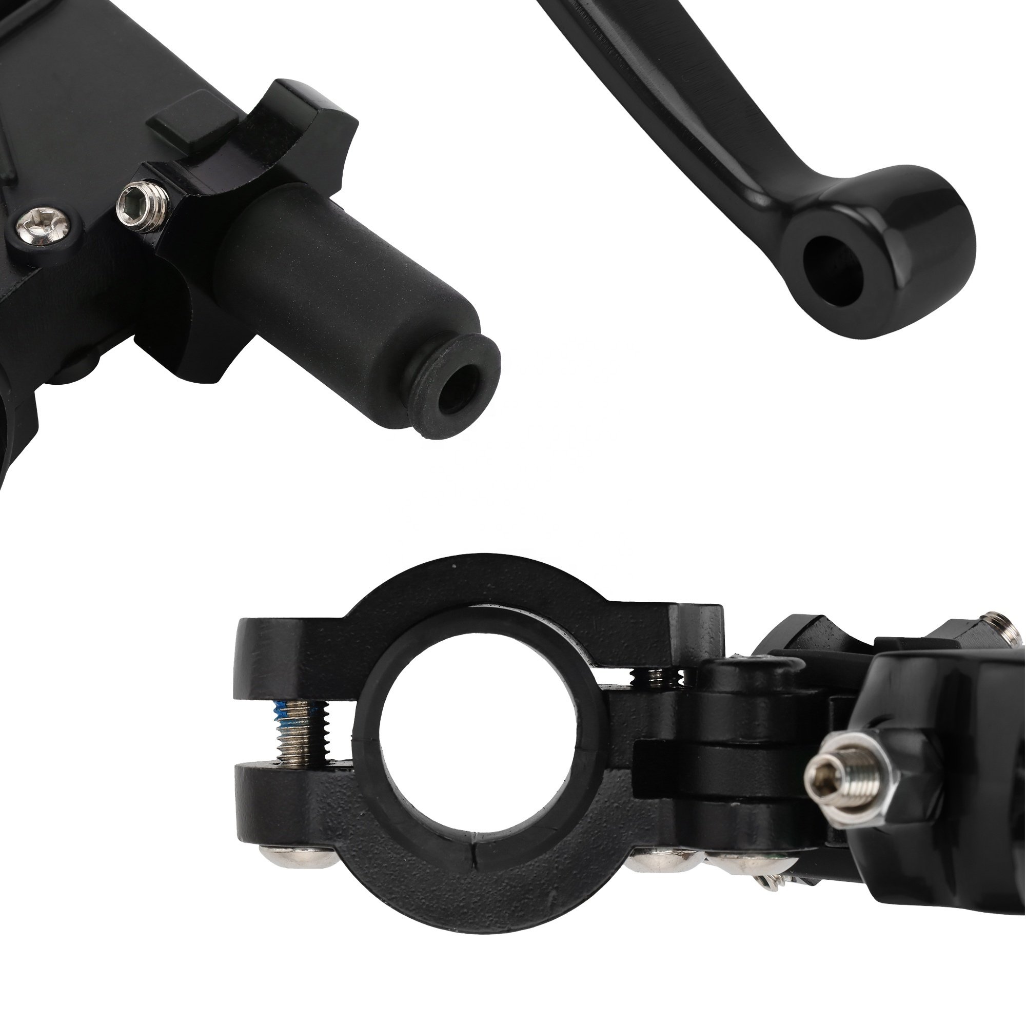 GOOFIT 22mm CNC Motorcycle Modified Parts 7/8" Folding Brake Clutch Levers Replacement for Scooter ATV Dirt Pit Bike Moped