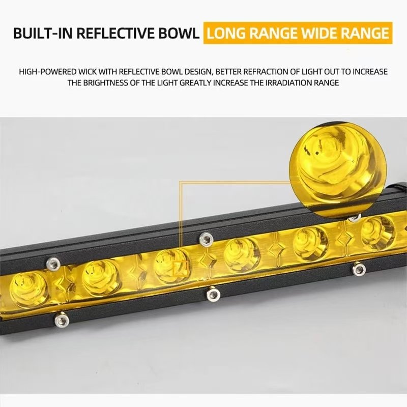 Super Slim LED Bar12V 24V Light Bar White Work Light 7 14 20 25 32 38 Inch Driving Light Bar for Tractor Offroad 4WD ATV Truck
