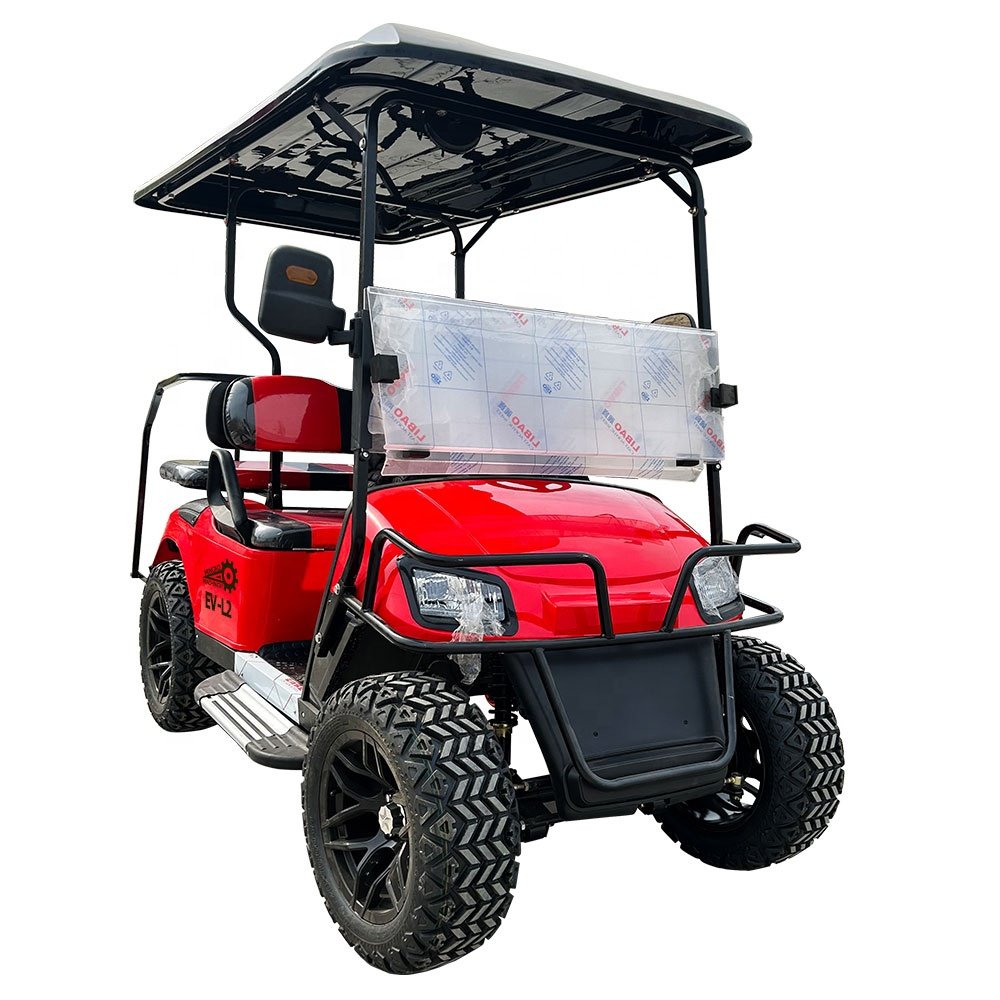 Hot Sale Off Road Street Legal 48V 72V Lithium Battery Karts Car Buggy 4 6 Seater Electric Golf Carts