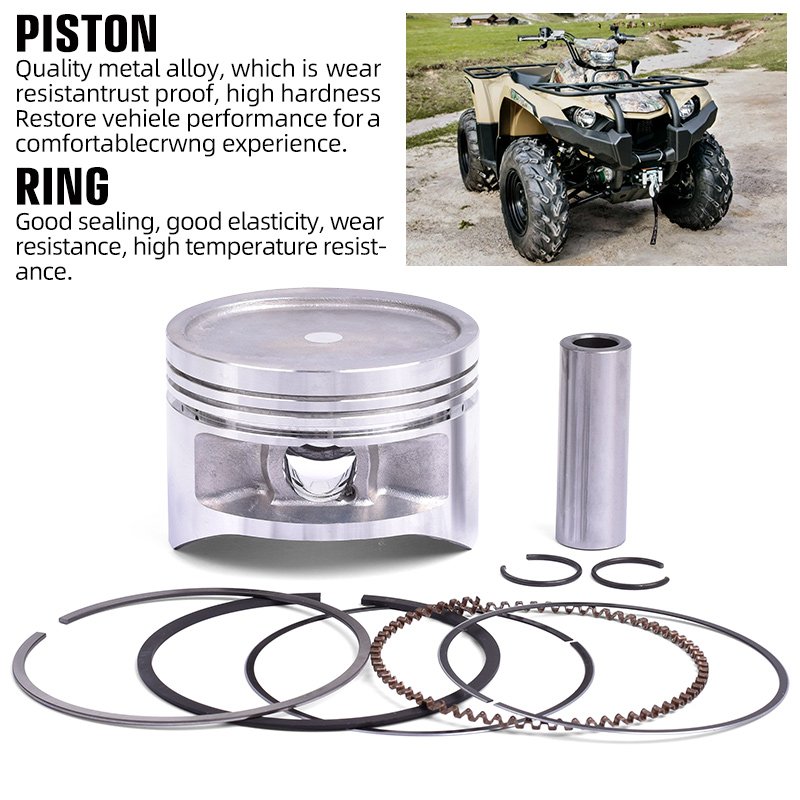 83mm Pin 19mm Motorcycle Spare Parts Engine Piston &Ring For Yamaha ATV YFM400 4GB-11631-00-Y0