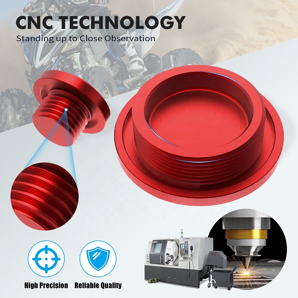 NiceCNC ATV Engine Cover Cap Plug Kit for Yamaha Raptor 700 2006-2023 700R 2009-2022 2023 2024 YZ250F YZ450FX 2016-2023
