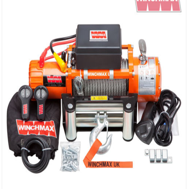 12000lbs Capacity 4x4 Application Electric 12v/24v Electric Source Cable Winch with Synthetic Rope