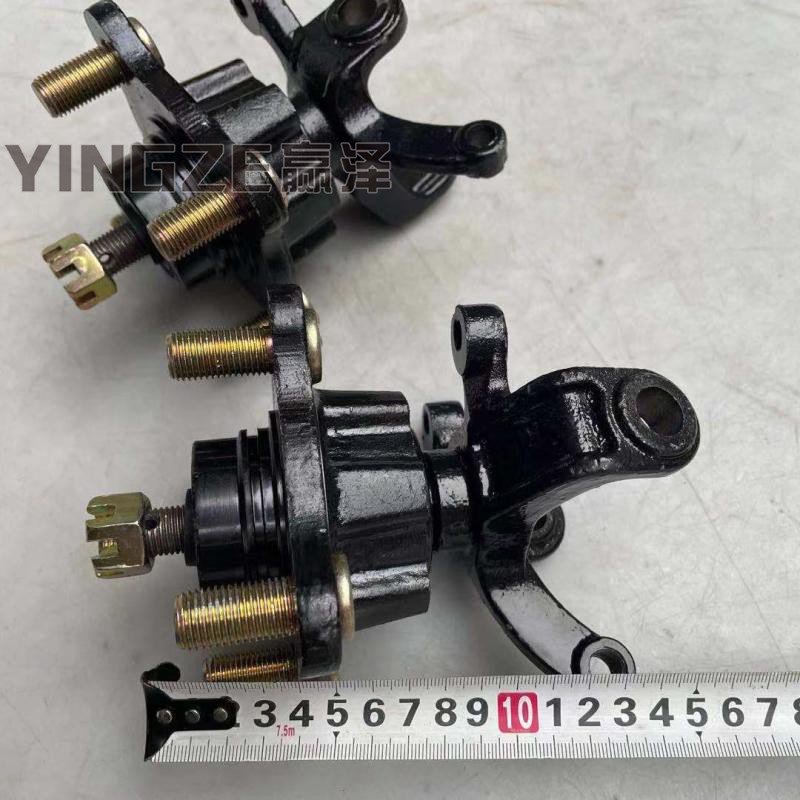 GO KART KARTING ATV UTV Buggy Front Disc Brake Wheel Hub Flanges With Steering Spindles Knuckles