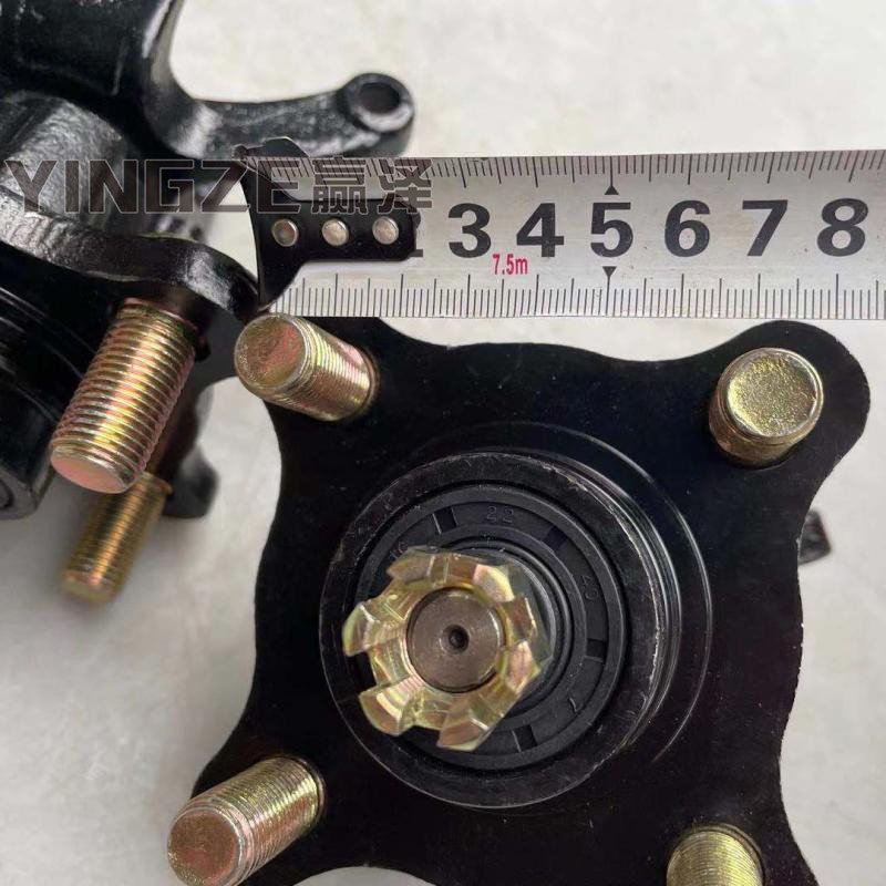 GO KART KARTING ATV UTV Buggy Front Disc Brake Wheel Hub Flanges With Steering Spindles Knuckles