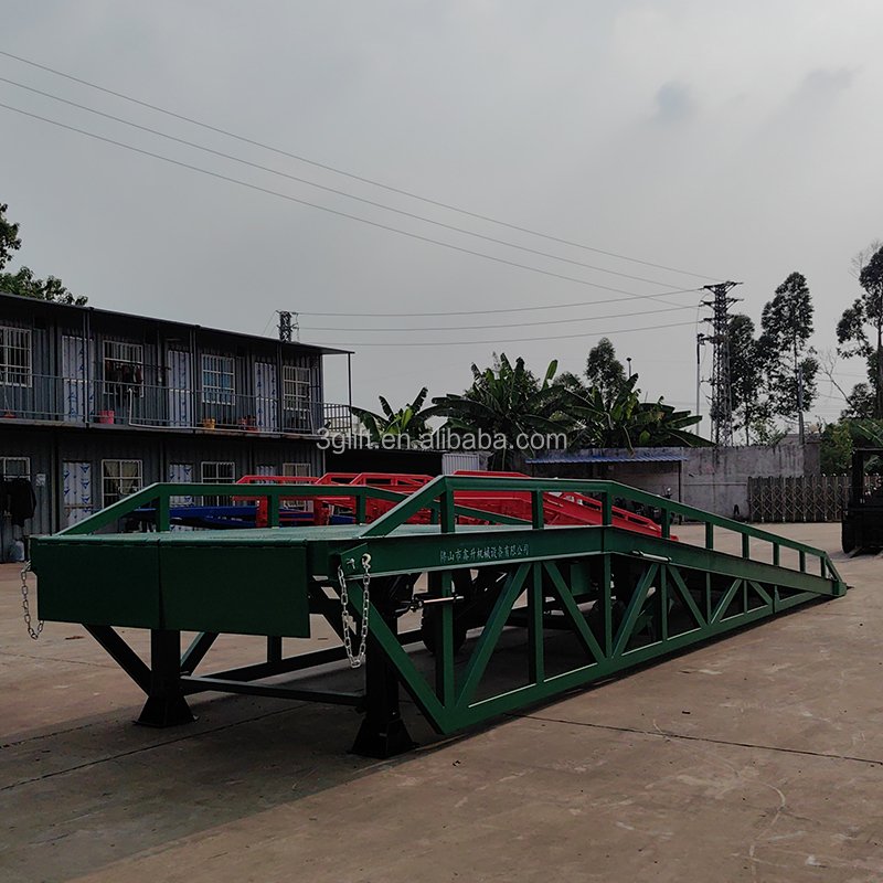 Hydraulic Container Unloading Equipment/forklift Container Mobile Loading Dock Ramps
