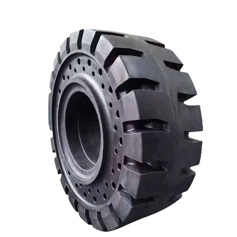 27*8.5 15 Solid Tyre for Heavy Machinery Perfect for OTR Use with CAT, JLG 27 8.5 15 Solid Tyre