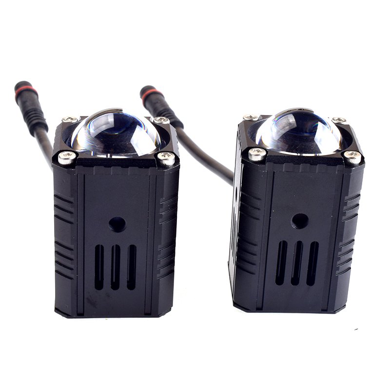 SENLO Factory X1 Plus 50W Laser LED Projector Headlight Mini Driving Light for Car Motorcycle Motobike ATV SUV