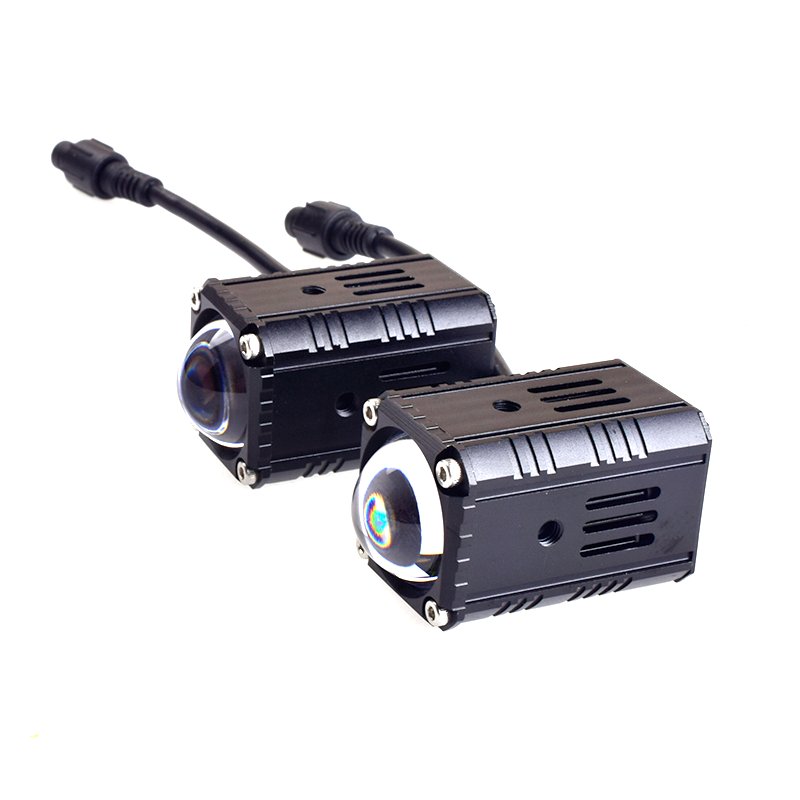 SENLO Factory X1 Plus 50W Laser LED Projector Headlight Mini Driving Light for Car Motorcycle Motobike ATV SUV