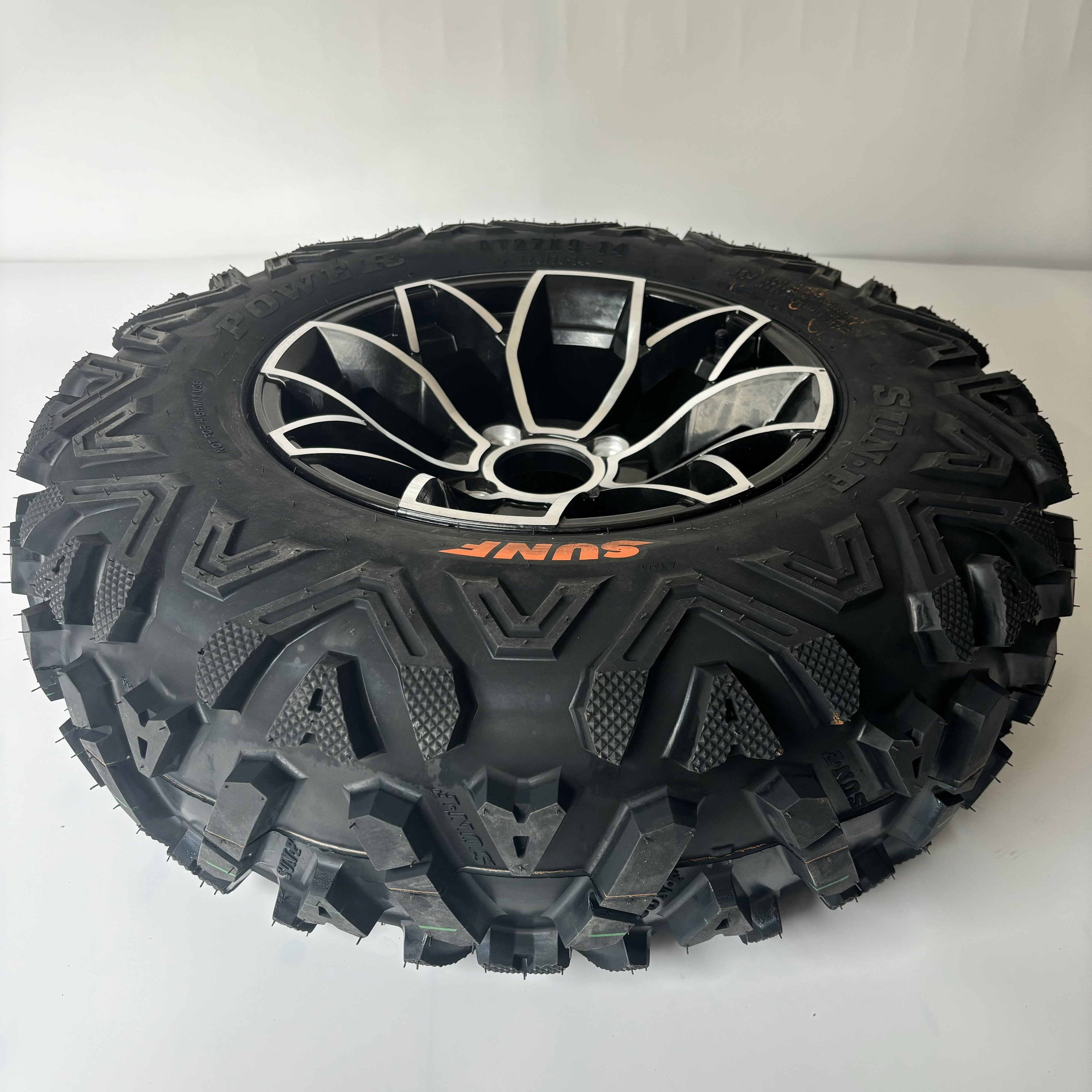 High Quality 27X9-14 27*9-14 6PR TL Tubeless Off-road Hot Selling ATV Sport Tyres with 14inch Alloy Rim Utility UTV Wheel