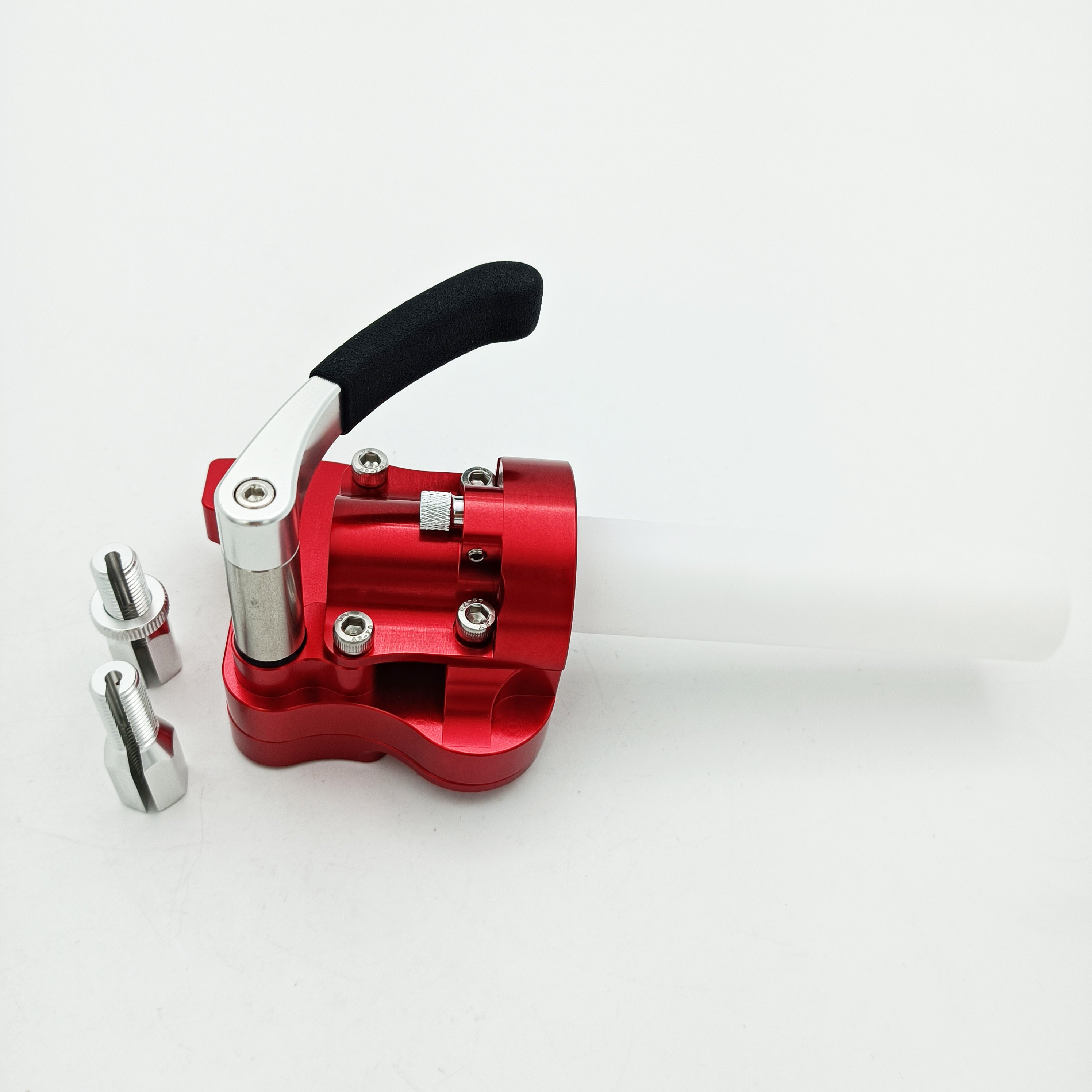 Red Billet Aluminum ATV Dual Gasser Throttle for ATVs Dirt Bikes Thumb Twist Combo