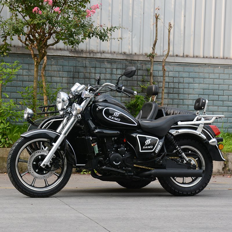 Red 300cc Water Cooled 3 Wheels Trike/petrol Motorcycle Side Car for Sale