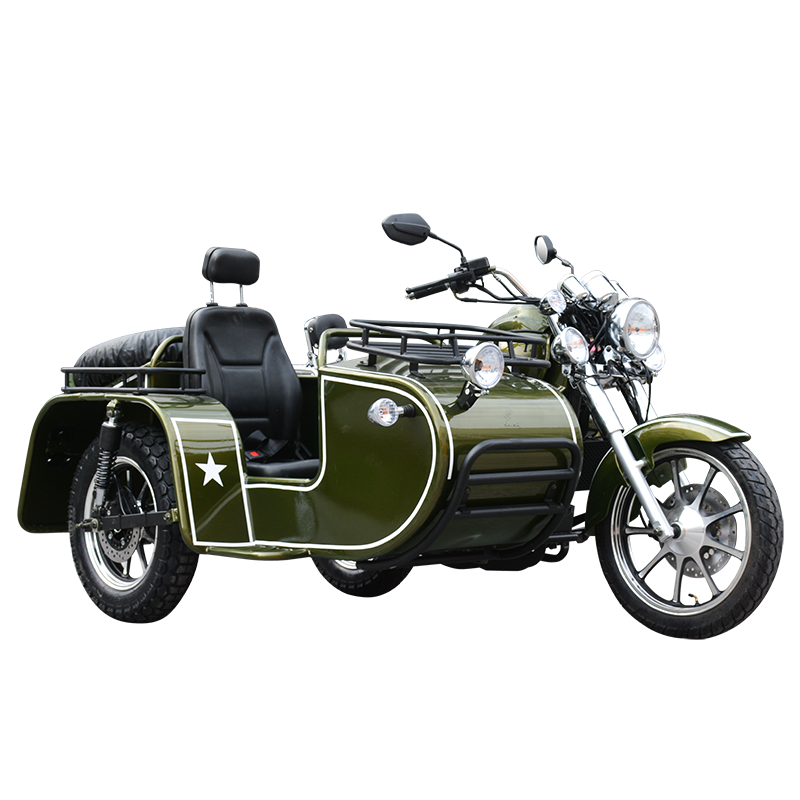 Red 300cc Water Cooled 3 Wheels Trike/petrol Motorcycle Side Car for Sale