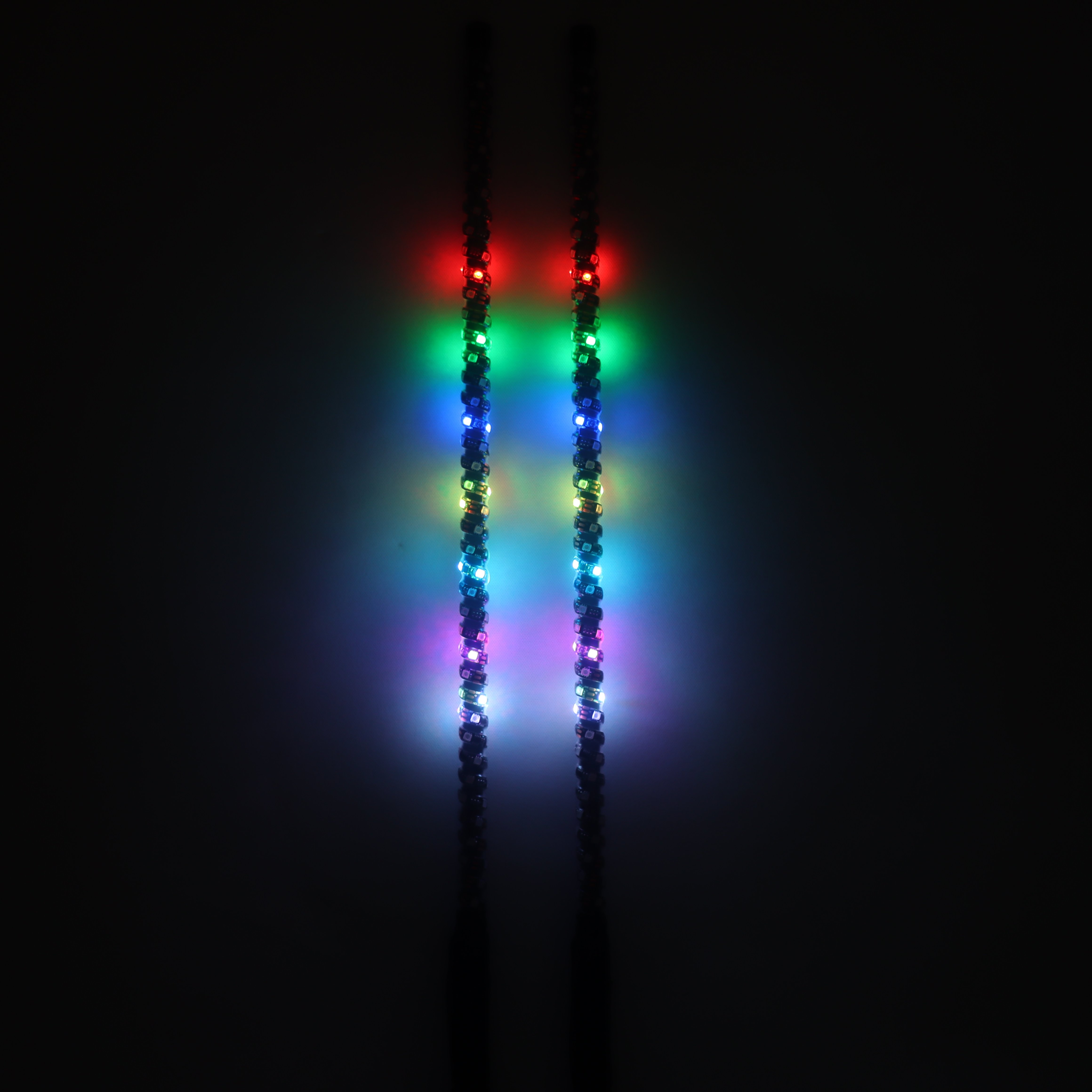 App Remote 2/3/4/5/6ft Led Whip Lights for ATVS UTV Whip Light Mount Spiral Antenna Rgb Multi-colors
