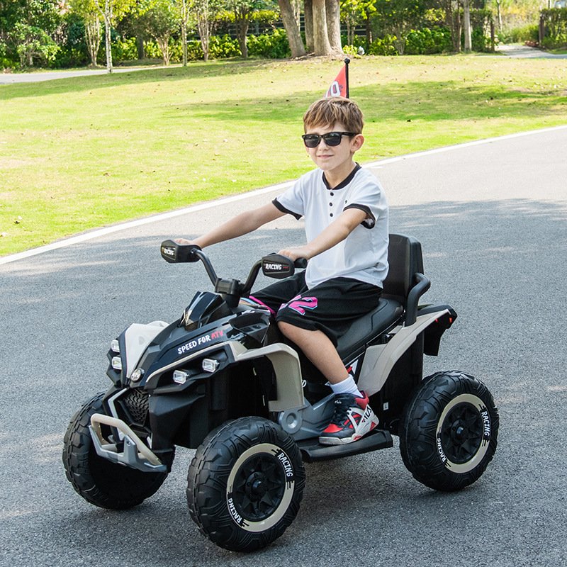 Baby Four Wheels 24V Electric Battery Powered ATV Beach Car Toys Quad Bike Ride on Car for Kids
