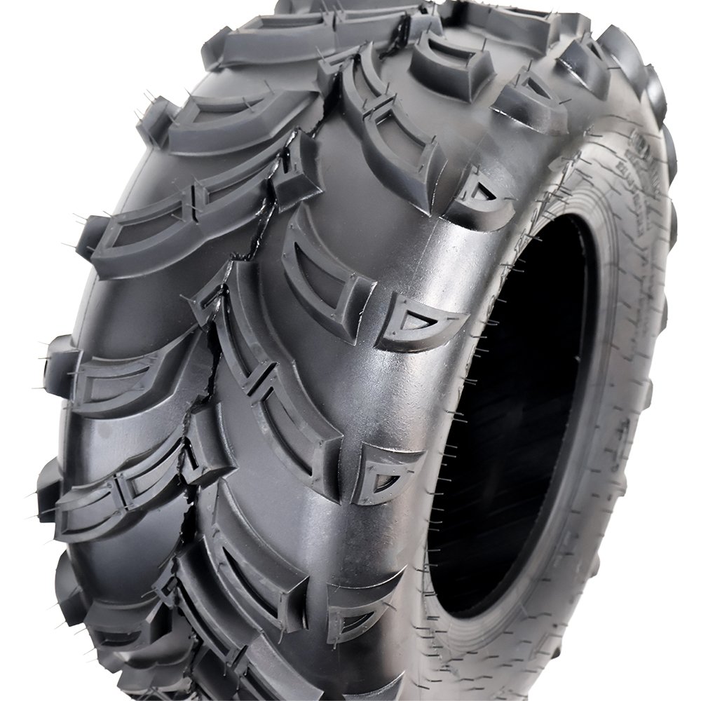 Rubber 25 10 12 ATV/UTV Tires With 10 Rim Mud/Snow Compatible Rubber and Metal Material Kart Accessories