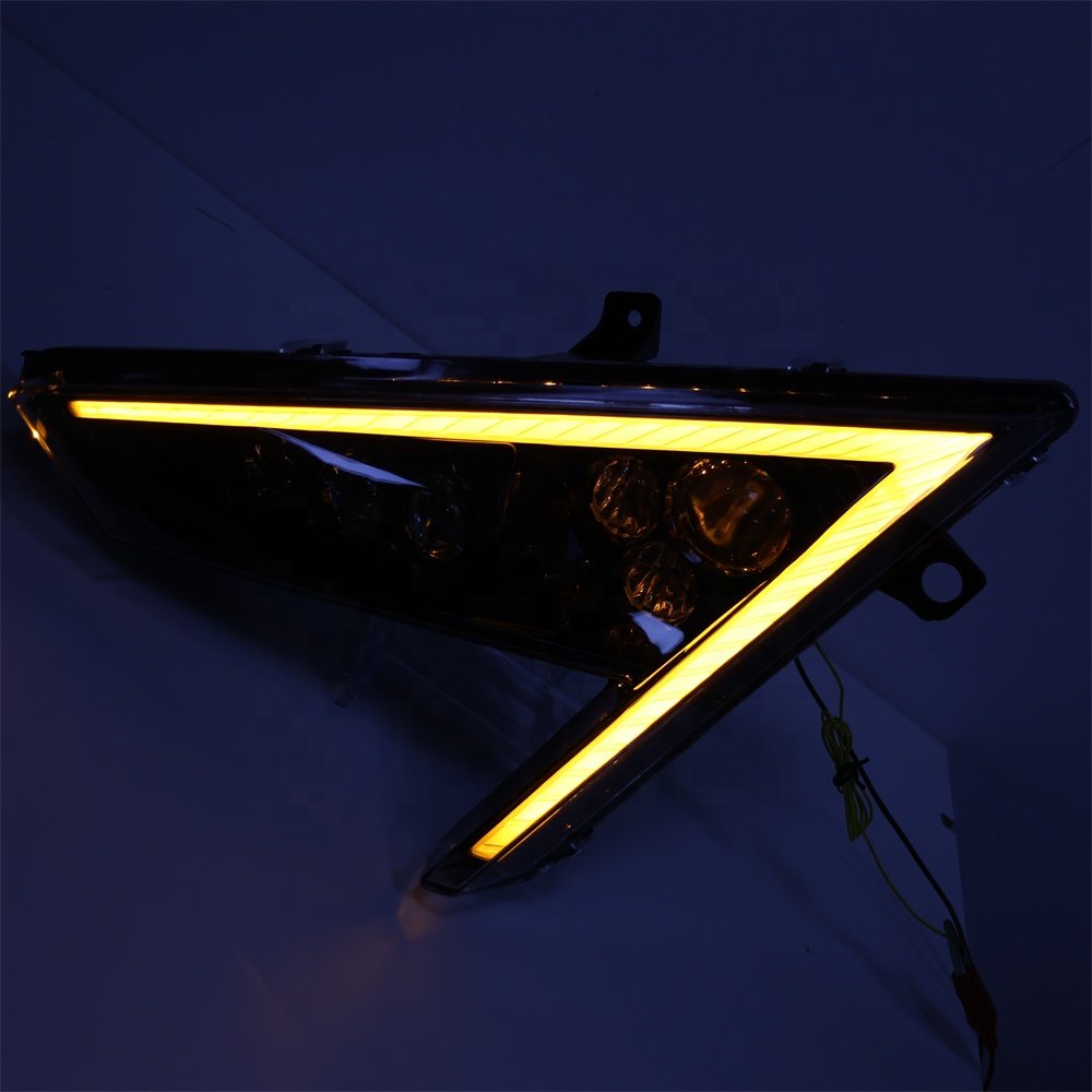TIYPEOR LED Headlights for RZR Pro XP 2020 2021 OEM 2414538 2414539 RGB DRL Turn Signal Lights ATV UTV Headlamp