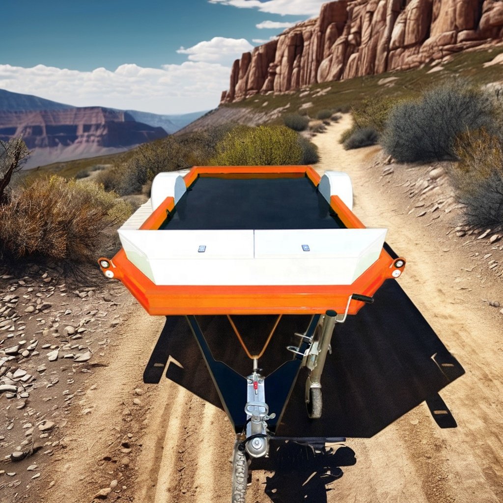 Motorcycle and ATV Pull Behind Trailer for Camping & Trail Adventures