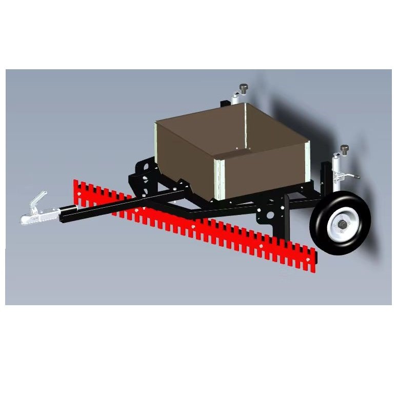 Motorcycle & ATV Trailers with Road Scraping Leveling Features