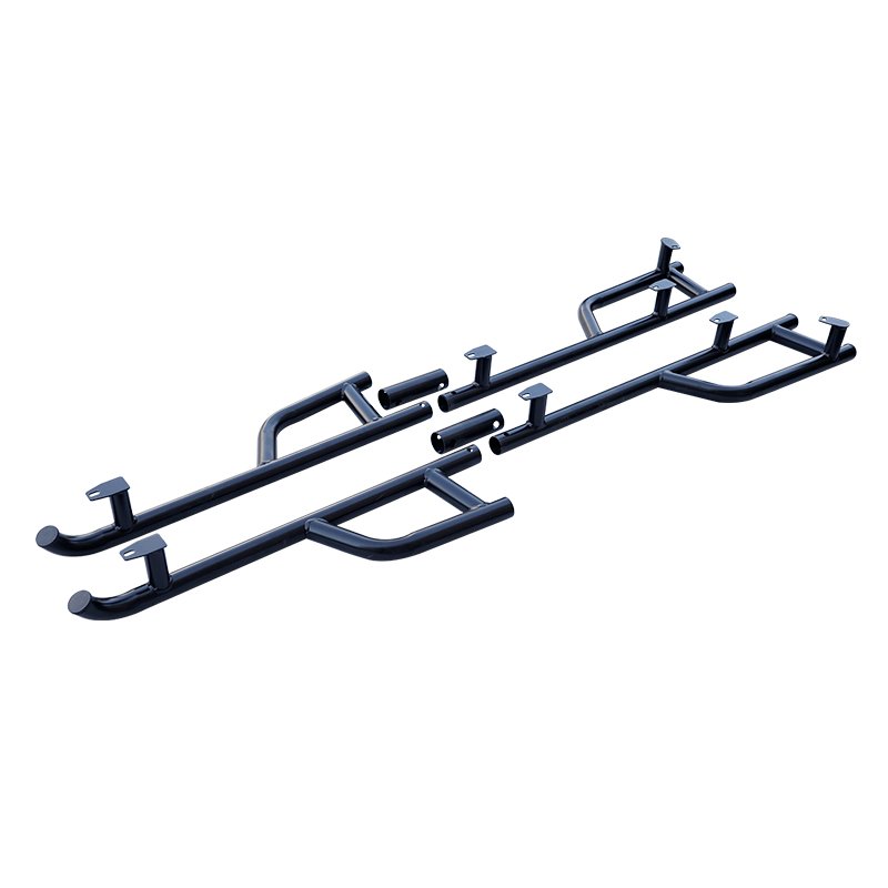 Yongjin ATV Accessories Black Iron Side Bumper Grab Bar UTV Bumper for Polaris General XP 4 1000 EPS -4 Doors
