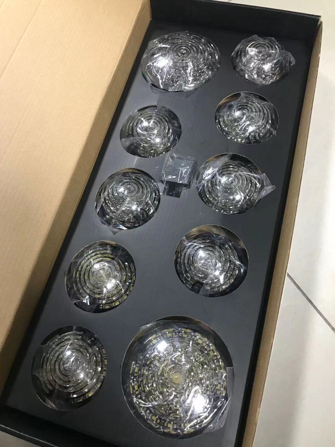 10pcs Upgrade Smoked Len Round Led Indicator Light Rear Tail Lamp Fog Reverse Front Side Light for Land Rover Defender 1990-2016