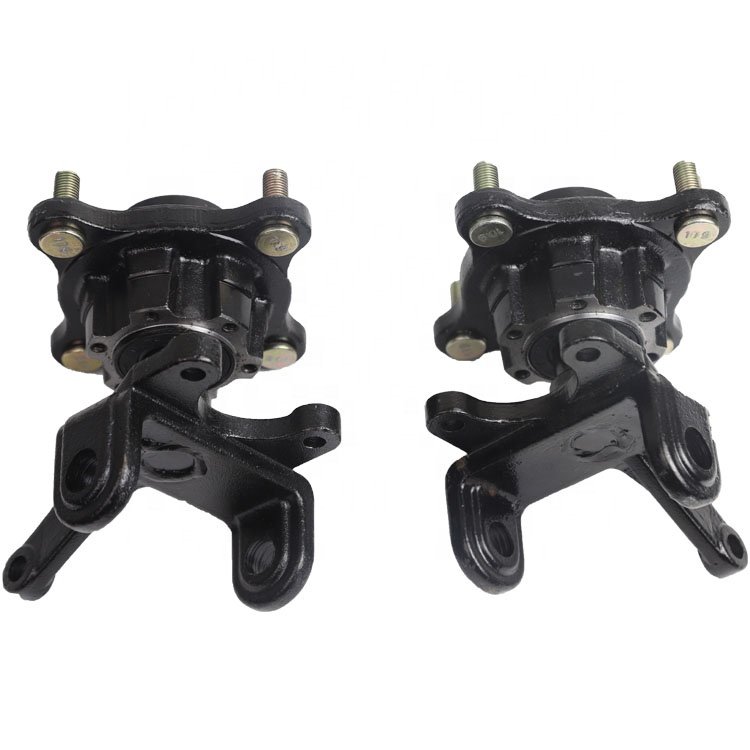 17mm/20mm M10 4 Stud Front Wheel Hub Bearing Flange Steering Knuckle Spindle for China ATV 110cc 150cc 200cc 250cc