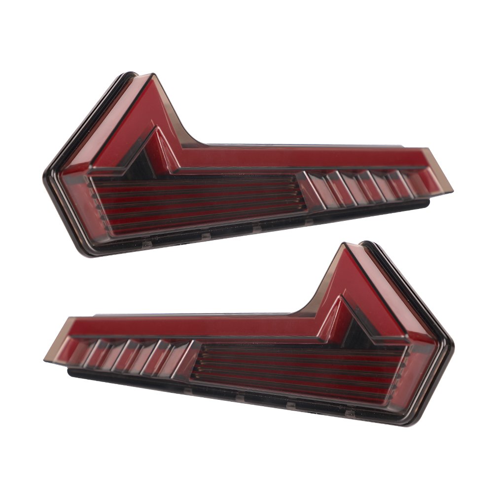 2024 Newest RED/Smoke UTV ATV Led Tail Light Rear Brake Lights for RZR 2017-2023 Sportsman 850 XP1000