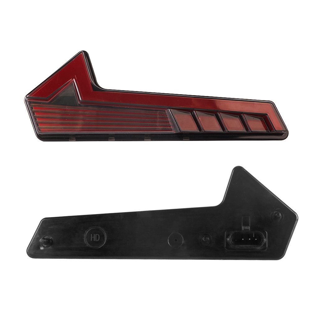 2024 Newest RED/Smoke UTV ATV Led Tail Light Rear Brake Lights for RZR 2017-2023 Sportsman 850 XP1000