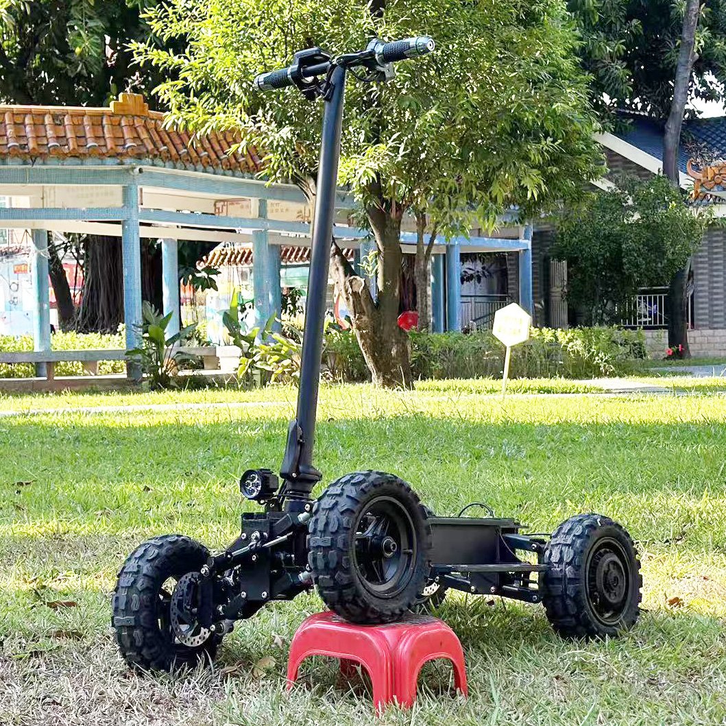 11 Inch 14 Inch 4WD Four Wheels Drive 3000W 6000W Motor McPherson Suspension Electric City Coco All Terrain ATV Electric Scooter