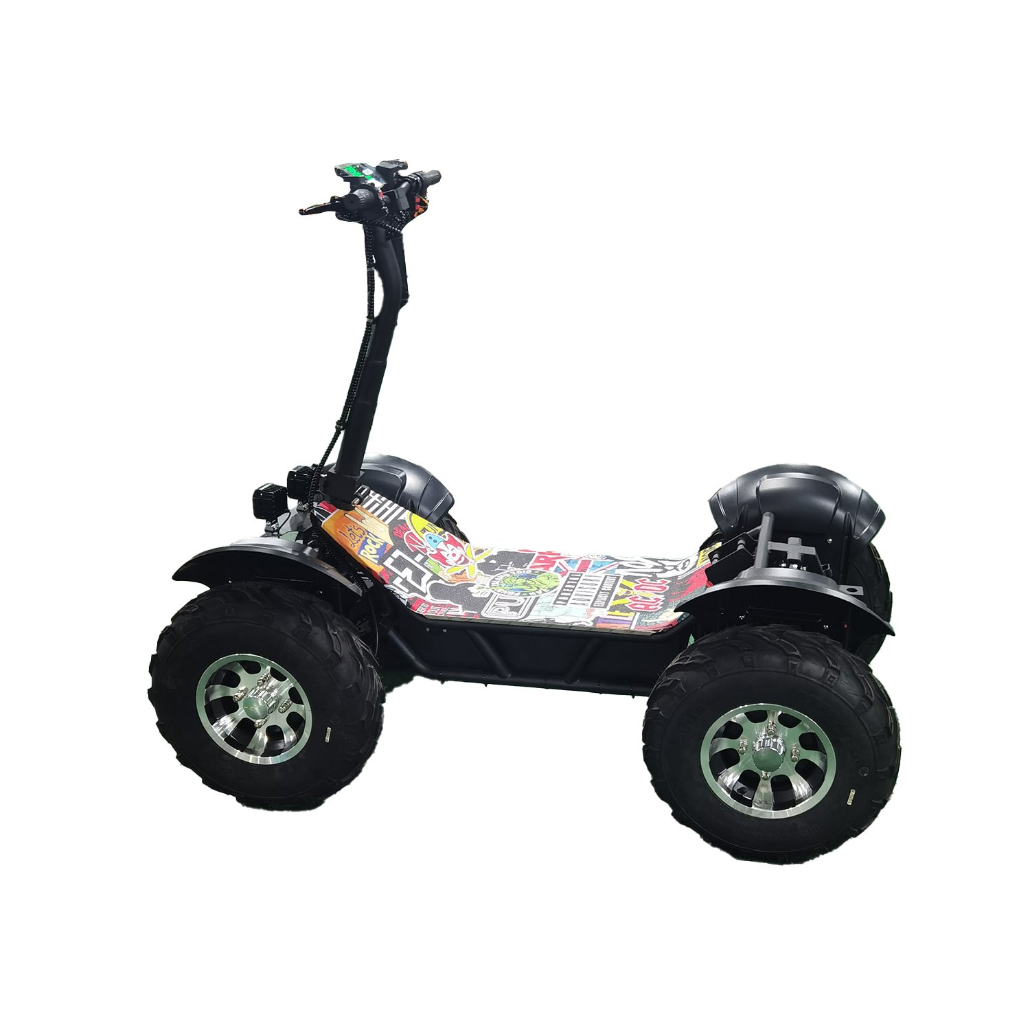 Cheap and Mini All Terrain Electric Scooter 4X4 Quad Off Road Tire and Wheel Electric ATV for Adult and Sale