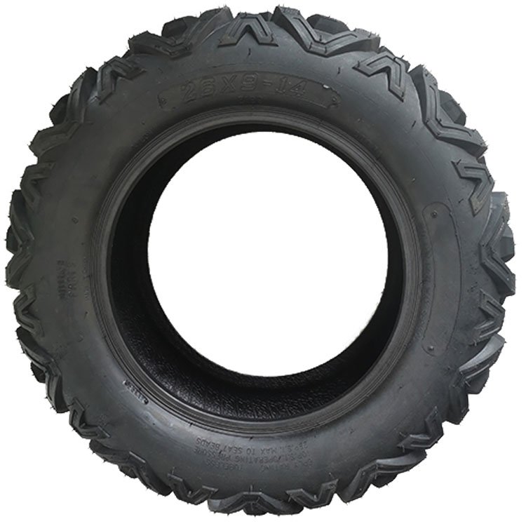 26x9-14 and 26x11-14 Off-Road UTV ATV Motorcycle Tubeless Tyres Rubber Material