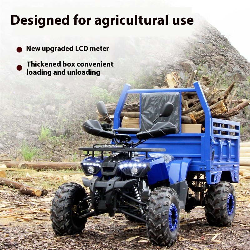 Small 150cc All-Terrain ATV Four-Wheel Off-Road Motorcycle for Agricultural Use for God War Farmer Car Trailer