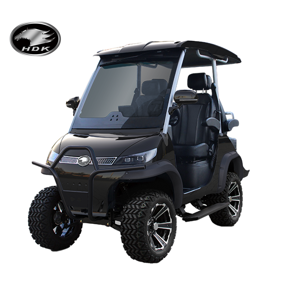 HDK New Energy Vehicle Buggy 4 Seater 48V Scooters Car Electric Golf Carts Sale ATV UTV Aluminium Frame Golf Trolley Accessories