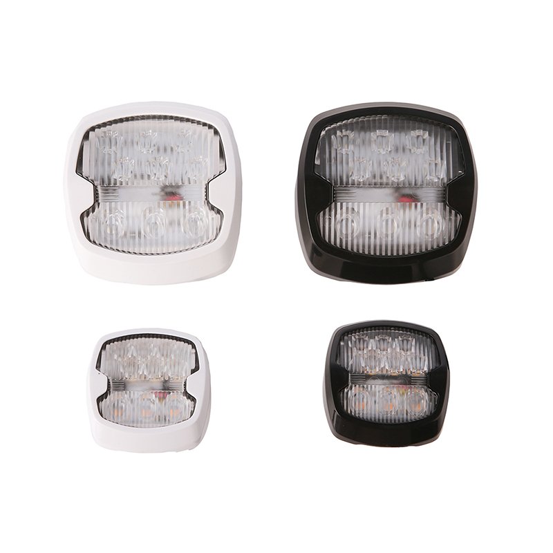 DC12V 24V Pod Flood Lights Aluminum Alloy Housing Red Amber Dual Color Led off Road Camping Work Lights Trucks ATV UTV Car Jeep