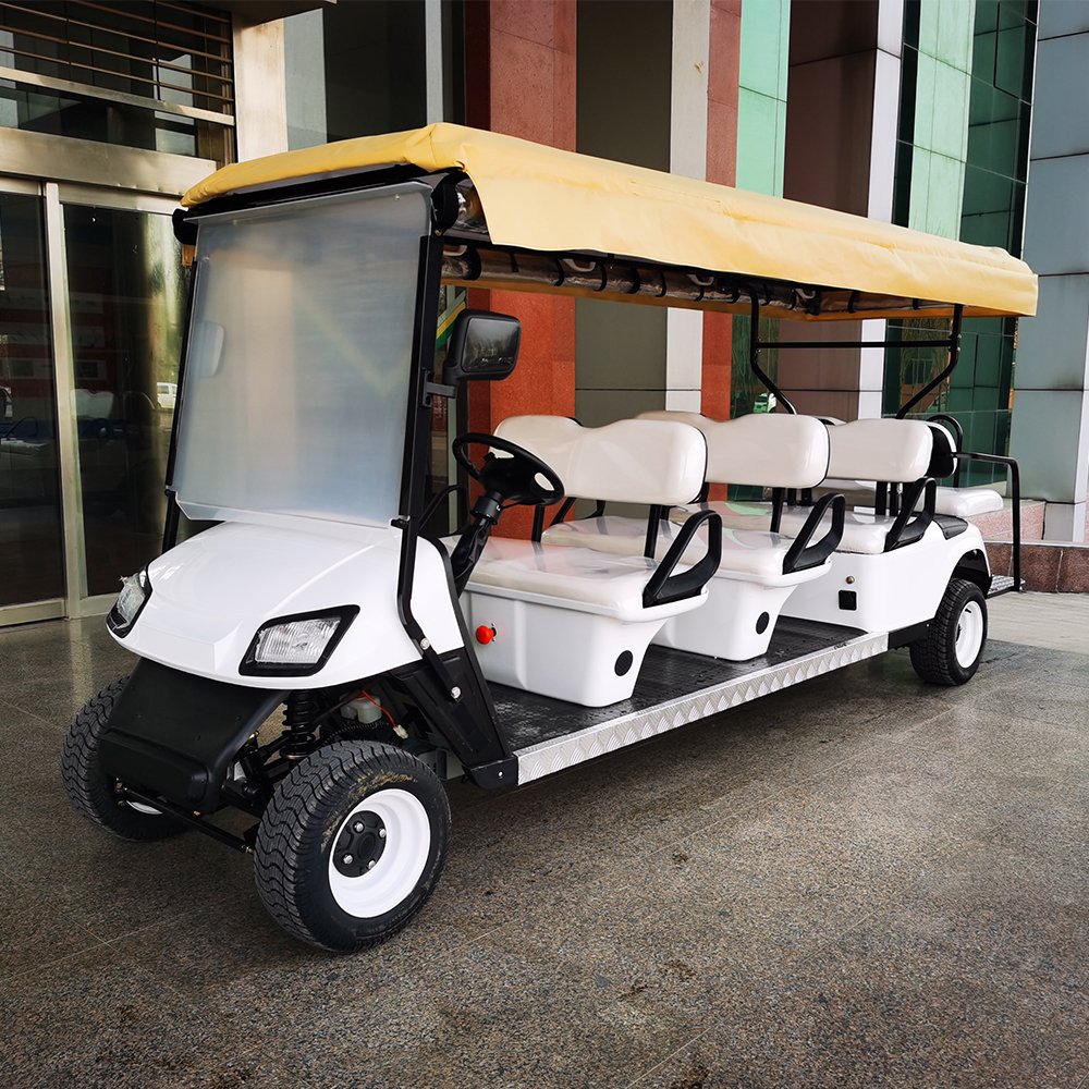 Wholesale Price 8 Seaters Utv Electric 4x4 Gasoline Golf Cart Dab Radio Club Car Buggy Electric Golf Cats Gas Powered