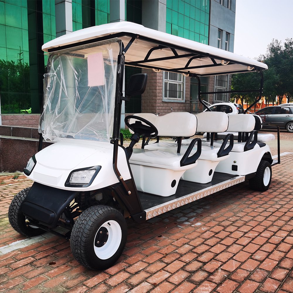Wholesale Price 8 Seaters Utv Electric 4x4 Gasoline Golf Cart Dab Radio Club Car Buggy Electric Golf Cats Gas Powered