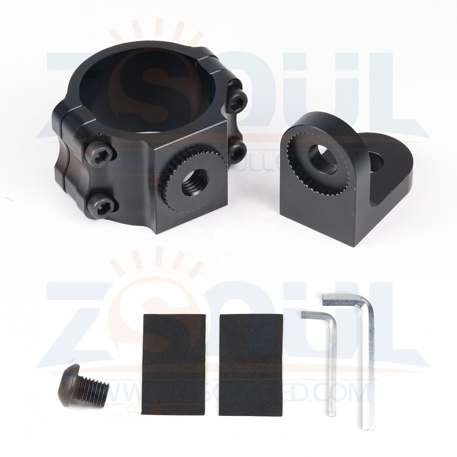 360 Degree 1.75" to 2" Inch Bull Bar Roll Bar Clamp Roll Cage Clamps Mount for ATV UTV