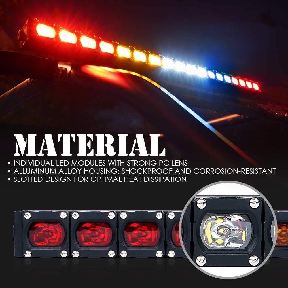 ATV UTV LED Chasing Light Bar With Turning Break Reverse Light Function Chase Tail Light Bar for Offroad Truck Pickup Cam Am